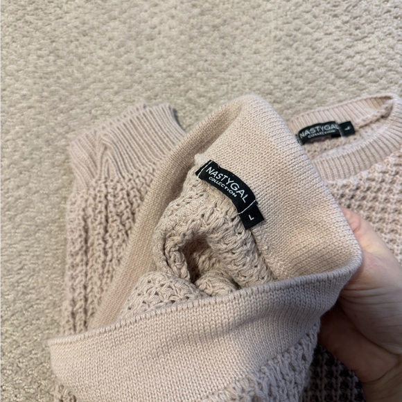 Nasty Gal Mauve Knit Lounge Set - Picture 6 of 7